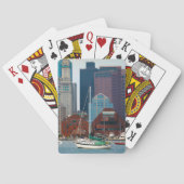 Verenigde Staten, Massachusetts. Boston Waterfront Pokerkaarten (Achterkant)