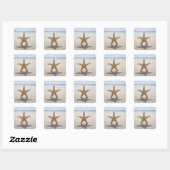 Verenigde Staten, Massachusetts, Cape Cod, Nantuck Vierkante Sticker (Vel)