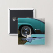 Verenigde Staten, Massachusetts, Gloucester. Ford  Vierkante Button 5,1 Cm (Voorkant /achterkant)