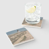 Verenigde Staten, Massachusetts, Nantucket. Shell Stenen Onderzetter (Zijkant)