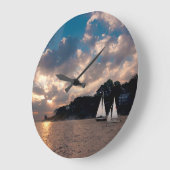 Verenigde Staten, Massachusetts. Sunset Sailing Grote Klok (Hoek)