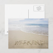 Verenigde Staten, Massachusetts, Word 'weekend' Briefkaart (Voorkant / Achterkant)