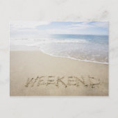 Verenigde Staten, Massachusetts, Word 'weekend' Briefkaart (Voorkant)