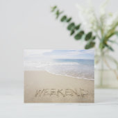 Verenigde Staten, Massachusetts, Word 'weekend' Briefkaart (Staand voorkant)