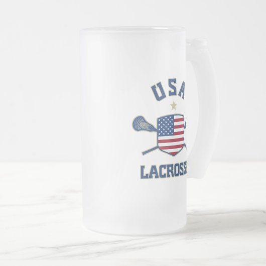 Verenigde Staten Matglas Bierpul (Voorkant rechts)