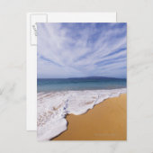 Verenigde Staten, Maui, Wailea, surf en kustlijn Briefkaart (Voorkant / Achterkant)