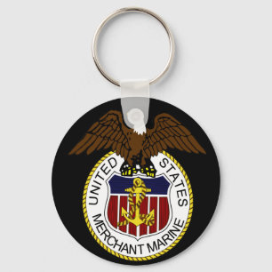 Verenigde Staten Merchant Marine Seal Sailors Sleutelhanger