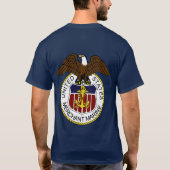 Verenigde Staten Merchant Marine Seal Sailors T-shirt (Achterkant)