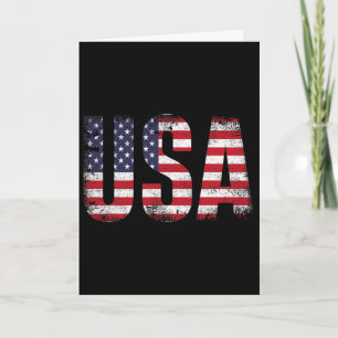 Verenigde Staten met Amerikaanse vlag voor patriot Kaart