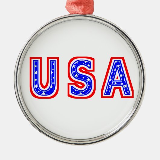 Verenigde Staten Metalen Ornament (Voorkant)