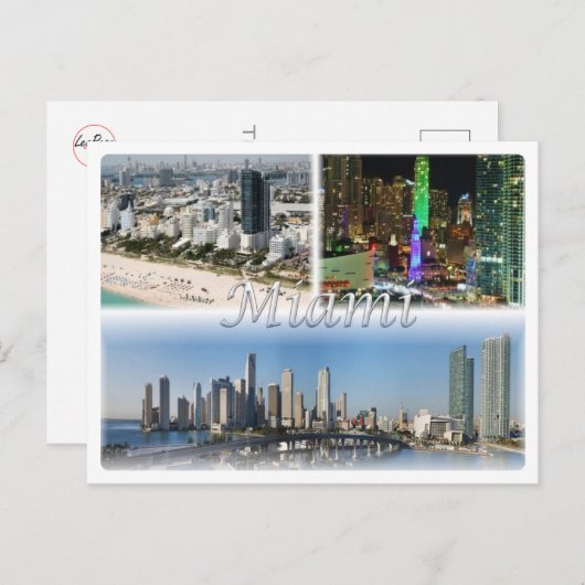 Verenigde Staten - Miami - Florida - Briefkaart (Voorkant / Achterkant)