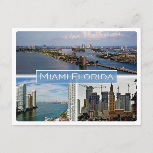 Verenigde Staten - Miami Florida - Briefkaart (Voorkant)