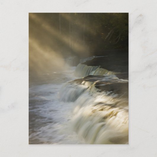 Verenigde Staten, Michigan, Bovenste schiereiland. Briefkaart (Voorkant)