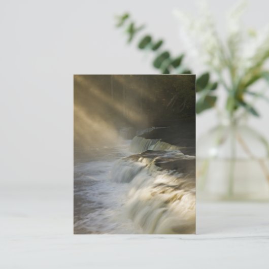 Verenigde Staten, Michigan, Bovenste schiereiland. Briefkaart (Staand voorkant)