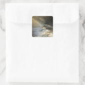 Verenigde Staten, Michigan, Bovenste schiereiland. Vierkante Sticker (Tas)