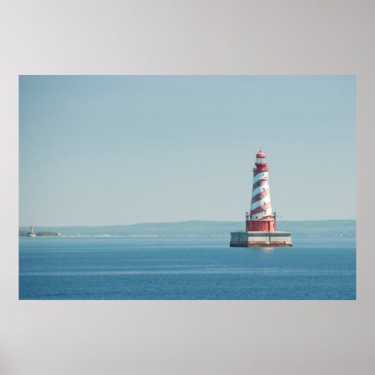 Verenigde Staten, Michigan, Grote Meren, Michiganm Poster (Voorkant)