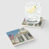 Verenigde Staten, Michigan, Mackinac Stenen Onderzetter (Zijkant)