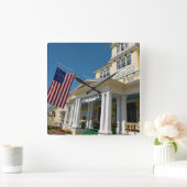 Verenigde Staten, Michigan, Mackinac Vierkante Klok (Huis)