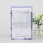 Verenigde Staten, Michigan, Rochester Hills. Sneeu Briefpapier (Staand voorkant)