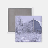 Verenigde Staten, Michigan, Rochester Hills. Sneeu Magneet (Voorkant / Achterkant)