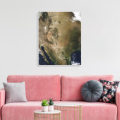 Verenigde Staten, Midden- en western Canvas Afdruk (Insitu (Woonkamer))