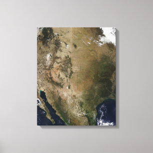 Verenigde Staten, Midden- en western Canvas Afdruk