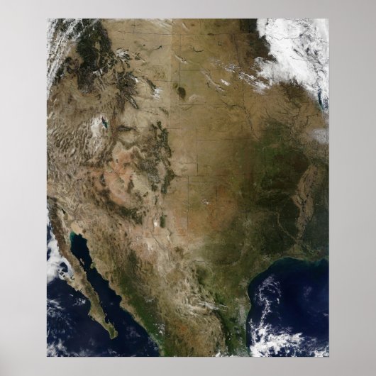 Verenigde Staten, Midden- en western Poster (Voorkant)