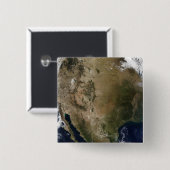 Verenigde Staten, Midden- en western Vierkante Button 5,1 Cm (Voorkant /achterkant)