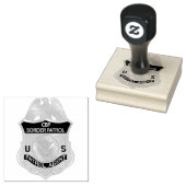 Verenigde Staten - migratie van grenspatroutoegang Rubberstempel (Gestempeld)