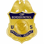 Verenigde Staten - migratie van grenspatroutoegang Staand Fotobeeldje<br><div class="desc">United States Border Patrol Badge Immigration Insignia. Geweldig geschenk voor grensbewakers,  grensbewakers en grensbewakers.</div>