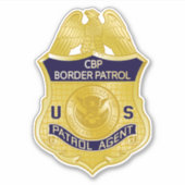 Verenigde Staten - migratie van grenspatroutoegang Sticker (Voorkant)