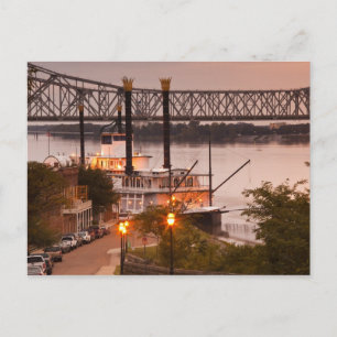 Verenigde Staten, Mississippi, Natchez. Natchez on Briefkaart