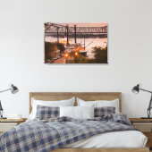 Verenigde Staten, Mississippi, Natchez. Natchez on Canvas Afdruk (Insitu (Slaapkamer))