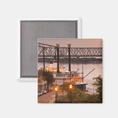 Verenigde Staten, Mississippi, Natchez. Natchez on Magneet (Voorkant / Achterkant)