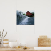 Verenigde Staten, Missouri, Ozark County, Rockbrid Poster (Keuken)