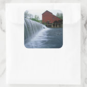 Verenigde Staten, Missouri, Ozark County, Rockbrid Vierkante Sticker (Tas)