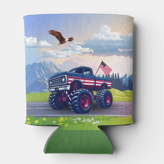 , Verenigde Staten monstertruck Blikjeskoeler (Achterkant)
