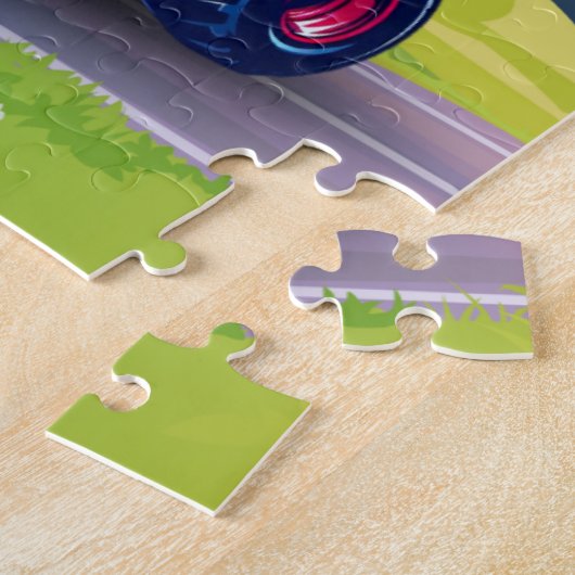 , Verenigde Staten monstertruck Legpuzzel (Zijkant)