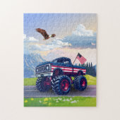 , Verenigde Staten monstertruck Legpuzzel (Verticaal)