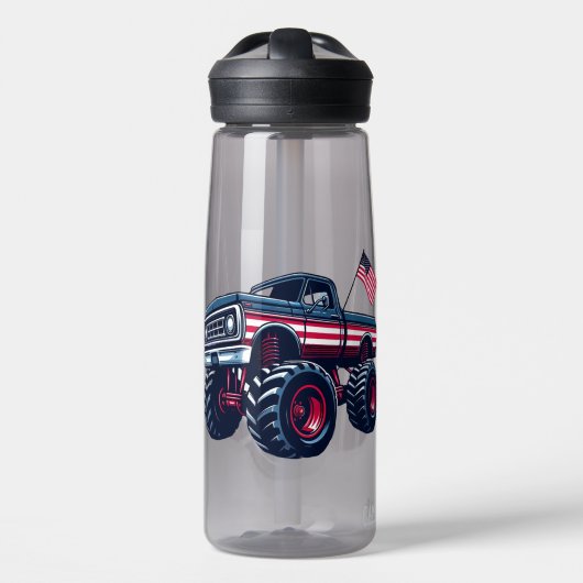 , Verenigde Staten monstertruck Waterfles (Voorkant)