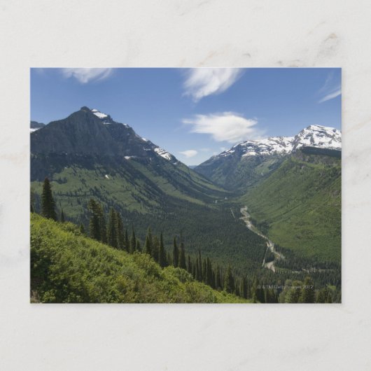 Verenigde Staten, Montana, Glacier National Park, Briefkaart (Voorkant)