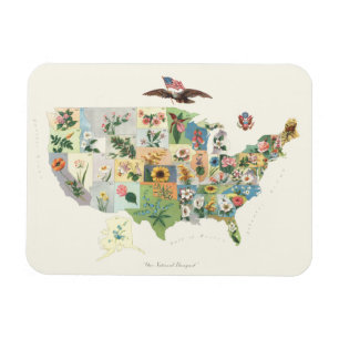 Verenigde Staten - Nationale Bouquet Magneet