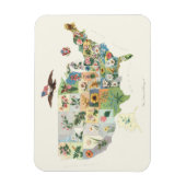 Verenigde Staten - Nationale Bouquet Magneet (Verticaal)