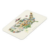 Verenigde Staten - Nationale Bouquet Magneet (Linkerzijde)