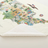 Verenigde Staten - Nationale Bouquet Sherpa Deken (3/4)