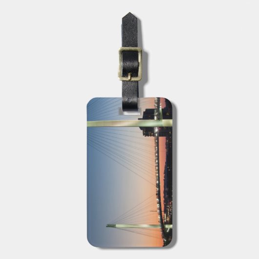 Verenigde Staten, Nebraska, Omaha, Bob Kerrey Bagagelabel (Voorkant verticaal)