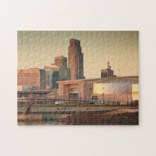 Verenigde Staten, Nebraska, Omaha, Skyline Legpuzzel