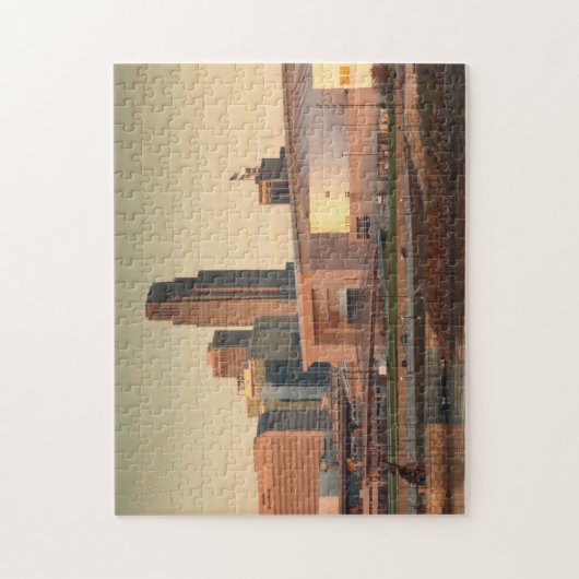 Verenigde Staten, Nebraska, Omaha, Skyline Legpuzzel (Verticaal)
