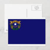 Verenigde Staten Nevada Flag Briefkaart (Voorkant / Achterkant)