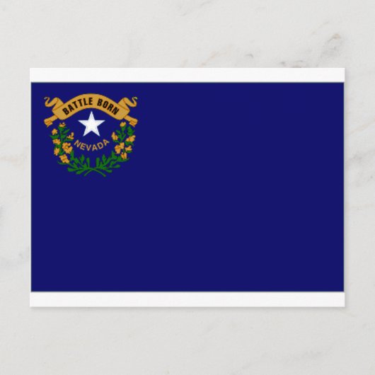 Verenigde Staten Nevada Flag Briefkaart (Voorkant)